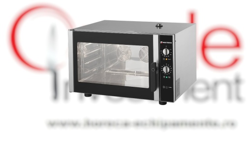 Cuptor electric cu convecție, electromecanic, 4 tăvi GN1/1 sau 600x400mm, Verso Basic Inoxtrend