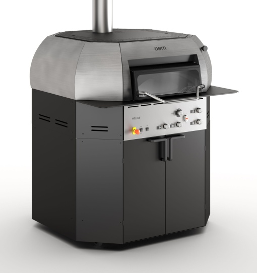 Cuptor electric rotativ pentru pizza, HELIOS BLACK - Img 4