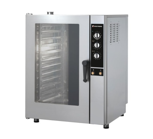Cuptor pe gaz combisteamer 11 tăvi GN1/1, electromecanic, Professional Inoxtrend - Img 7