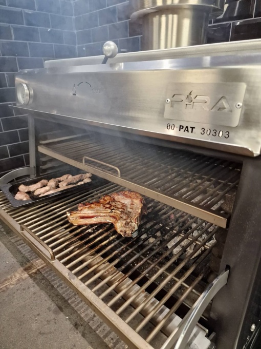 Cuptor pentru Steak pe cărbuni, deschidere verticaă, Pira 80 Lux SD - Img 2