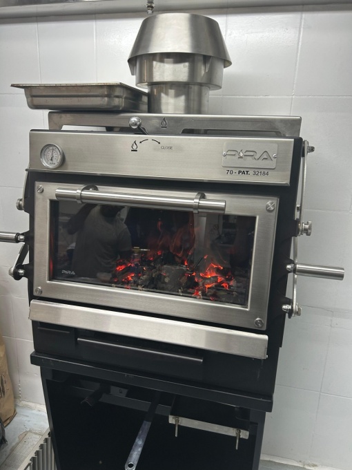 Cuptor pentru steak pe cărbuni, deschidere verticală, Pira 70 LUX ED - Img 12