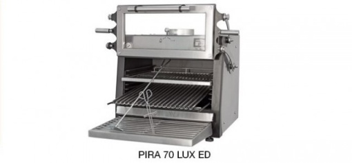 Cuptor pentru steak pe carbuni, deschidere verticala, PIRA 70 XL Lux ED - Img 2