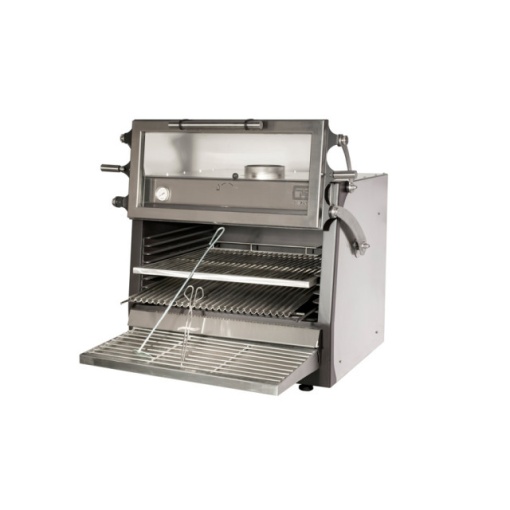 Cuptor pentru steak pe carbuni, deschidere verticala, Pira 90 LUX ED