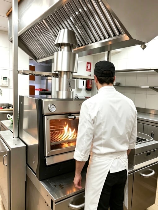 Cuptor pentru Steak pe cărbuni, Pira 80 LUX AB - Img 13