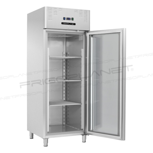 Dulap congelare din inox cu ușă sticlă, 650 litri, Amitek - Img 7