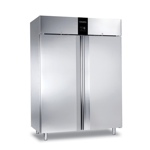 Dulap de congelare cu 2 uși, din inox PRO GREEN 1502 BTV, 1365 litri, Everlasting - Img 2