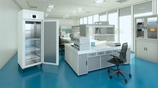 Dulap frigorific laborator medical MediLine 602 L, răcire dinamică, Alb - Img 2