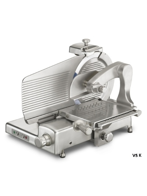 Feliator vertical cu tavă pentru mezeluri, carne, 370 mm Minerva Omega - Img 2