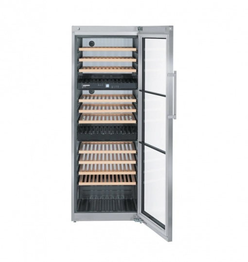 Frigider de depozitare a vinului pe 3 zone individuale de temperatură ,WTes 5872 Vinidor Liebherr