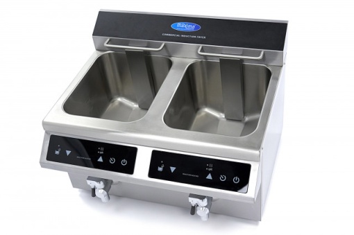Friteuză cu inducție 2x 8 Litri, cu robinet - Img 8
