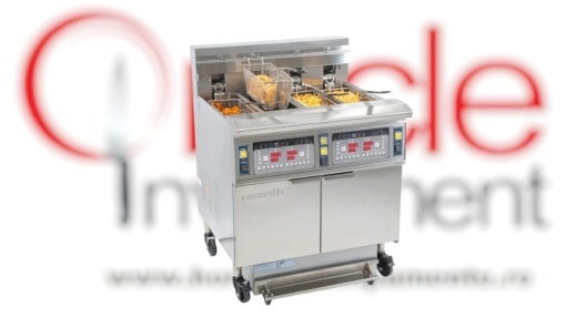 Friteuză electrică profesională cu filtrare 4x 12 Litri, Casselin CFEF412