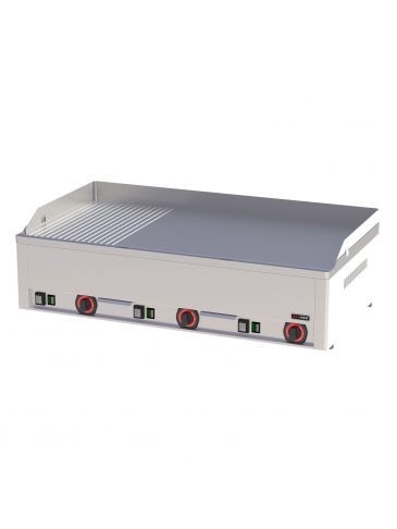 Fry top electric cu suprafata neteda/striata