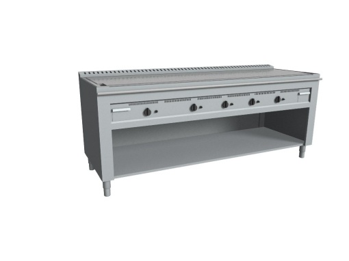 Grill japonez Teppanyaki model TEP, 210x85 cm, Casta - Img 2