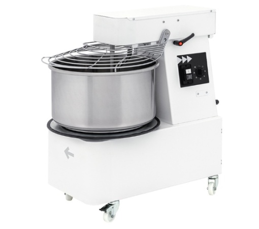 Malaxor cu spirală, cap rabatabil și cuvă detașabilă, 41 L, 35 kg, 2 viteze - Img 6