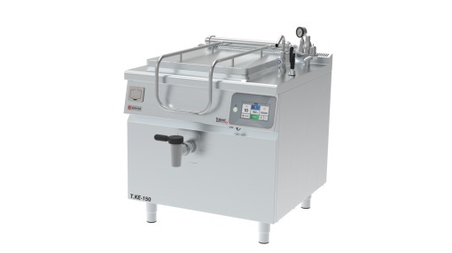 Marmită electrică pătrată T.KE-150, 150 litri, 18kW, touchscreen 7'', încălzire indirectă cu abur, TALENT Gastro-Haal - Img 5