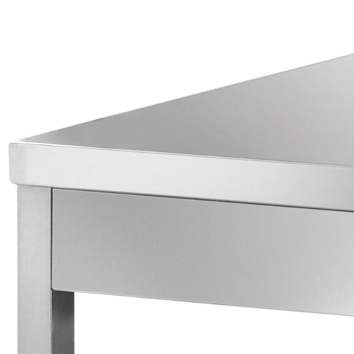 Masă de lucru eco inox cu poliță 1000x700x850 mm - Img 3