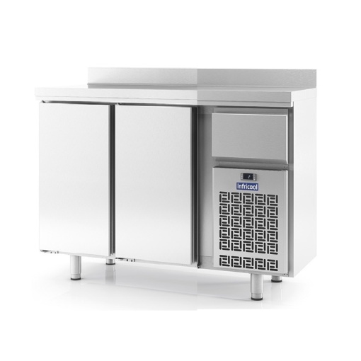 Masă de lucru frigorifică pentru bar 1468x1050 mm, 345 litri, Infrico - Img 6