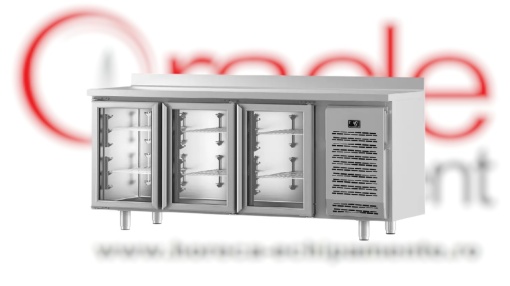 Masă frigorifică cu uși de sticlă 1960x850 mm, Infrico
