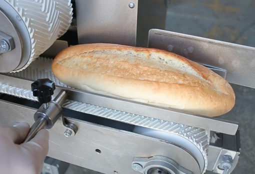 Mașină de feliat baghete, chifle cu masă alimentare, Dams Machine - Img 3