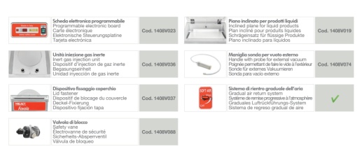 Mașină de vidat cu 2 camere, FAVOLA 500 TWIN 40 - Img 3