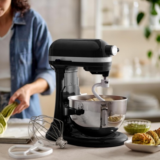 Mixer cu bol 5.2 L, Model HEAVY DUTY, Onyx Black - KitchenAid - Img 3