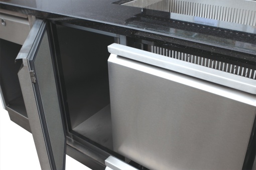Mobilier neutru pentru linie de servire, 450x90x137 cm - Img 5