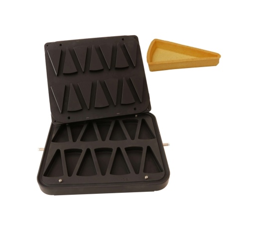 Placă pentru aparat tarte, 14 forme felie tort 110x60 mm - Img 2