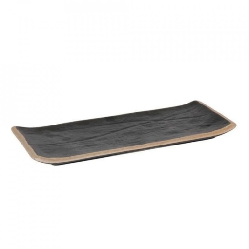 Platou negru sushi 29x11,5x2,5 cm, set de 4 bucăți, Sucro PuraSangre - Img 4
