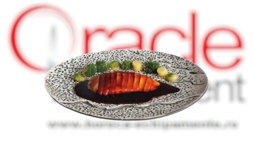 Platou oval deosebit 32x26 cm, set de 6 bucăți, Teide