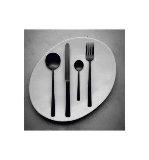 Set de 12 lingurițe negre în stil japonez, KYOSHI VINTAGE BLACK - Img 2
