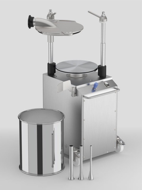Sprit hidraulic vertical 32 L cu pedala de picior si palnii de inox - Img 5
