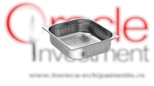 Tavă de inox (perforată) GN2/3 h 100 mm
