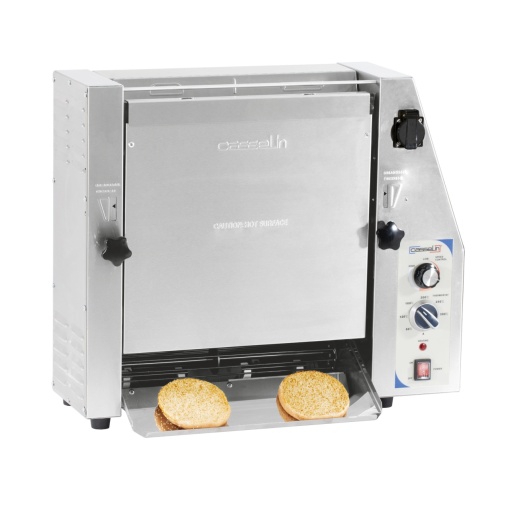 Toaster vertical tip tunel pentru chifle hamburger, de mare viteză 3600 chifle/oră, Casselin - Img 4