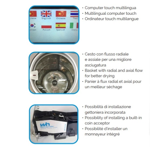 Uscător de haine electric de uz industrial 27 kg Brentareno - Img 2