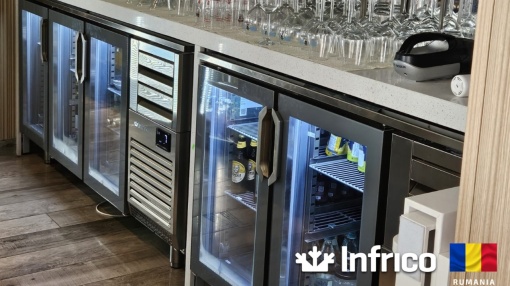 Vitrină frigorifică bar cu 2 uși Infrico Spania - Img 3