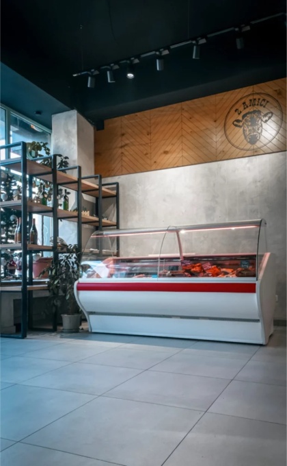 Vitrină frigorifică pentru carne sau lactate BASIA NEO, 258 cm - Img 11
