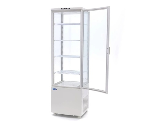 Vitrină frigorifică verticală, 235 Litri albă - Img 5