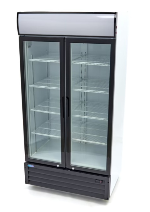 Vitrină frigorifică verticală 800 L, pentru băuturi, cu două uși, Maxima - Img 8