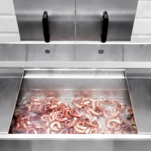 Aparat gătire lentă Sous vide IDROMAX250, ecran tactil, 250 litri, +90°C, 13kW, 400V, Valko - Img 2