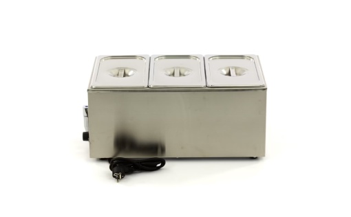 Bain Marie electric 3 GN1/3 cu capac - Img 4