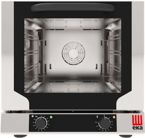 Cuptor electric cu convecție 4 tăvi 429x345 mm electromecanic, abur direct Eka Italia - Img 4