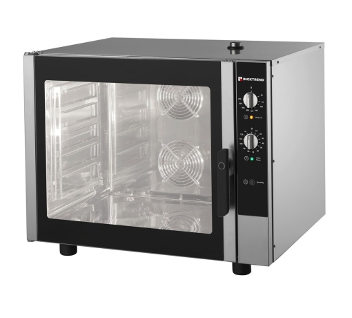 Cuptor electric cu convecție, electromecanic, 6 tăvi 600x400mm, Verso Basic Inoxtrend - Img 6