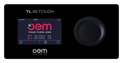 Cuptor electric tip tunel pentru pizza, cu bandă de 45 cm, Oem TL45 TOUCH - Img 6
