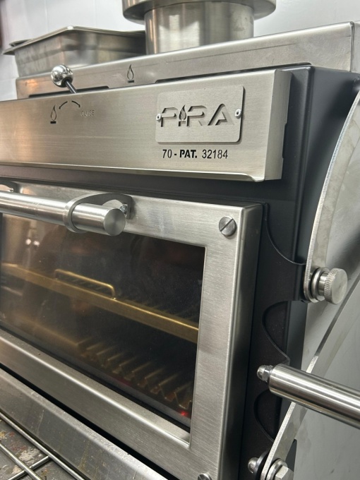 Cuptor pentru steak pe cărbuni, deschidere verticală, Pira 70 LUX ED - Img 9