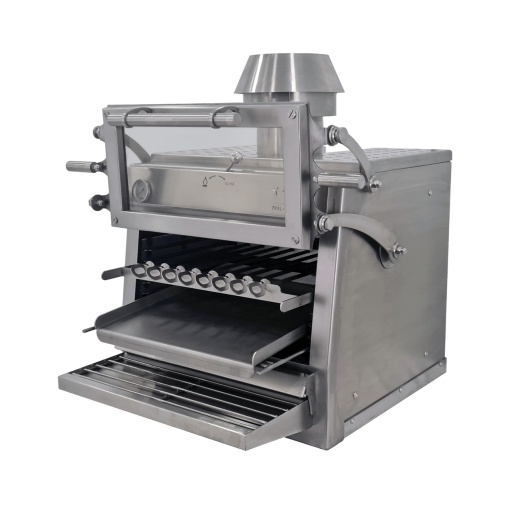 Cuptor pentru steak pe carbuni, deschidere verticala, Pira 70 XL Silver ED - Img 8