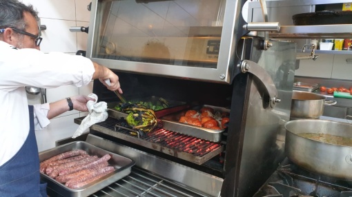 Cuptor pentru steak pe cărbuni, deschidere verticală, Pira 90 LUX ED - Img 4