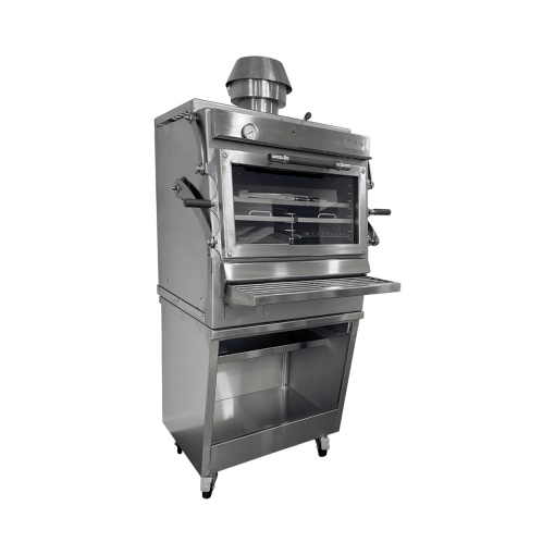 Cuptor pentru steak pe cărbuni, Pira 80 XXL Silver ED - Img 9