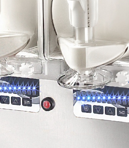 Dispenser înghețată moale soft, Granita, Slushie 6+6 Litri - Img 5