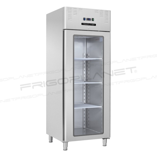 Dulap congelare din inox cu ușă sticlă, 650 litri, Amitek - Img 8