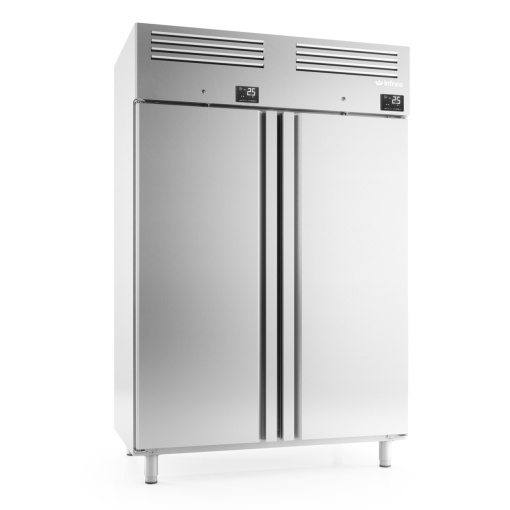 Dulap mixt congelare și refrigerare de inox cu 2 uși, 560/560 litri - Img 2
